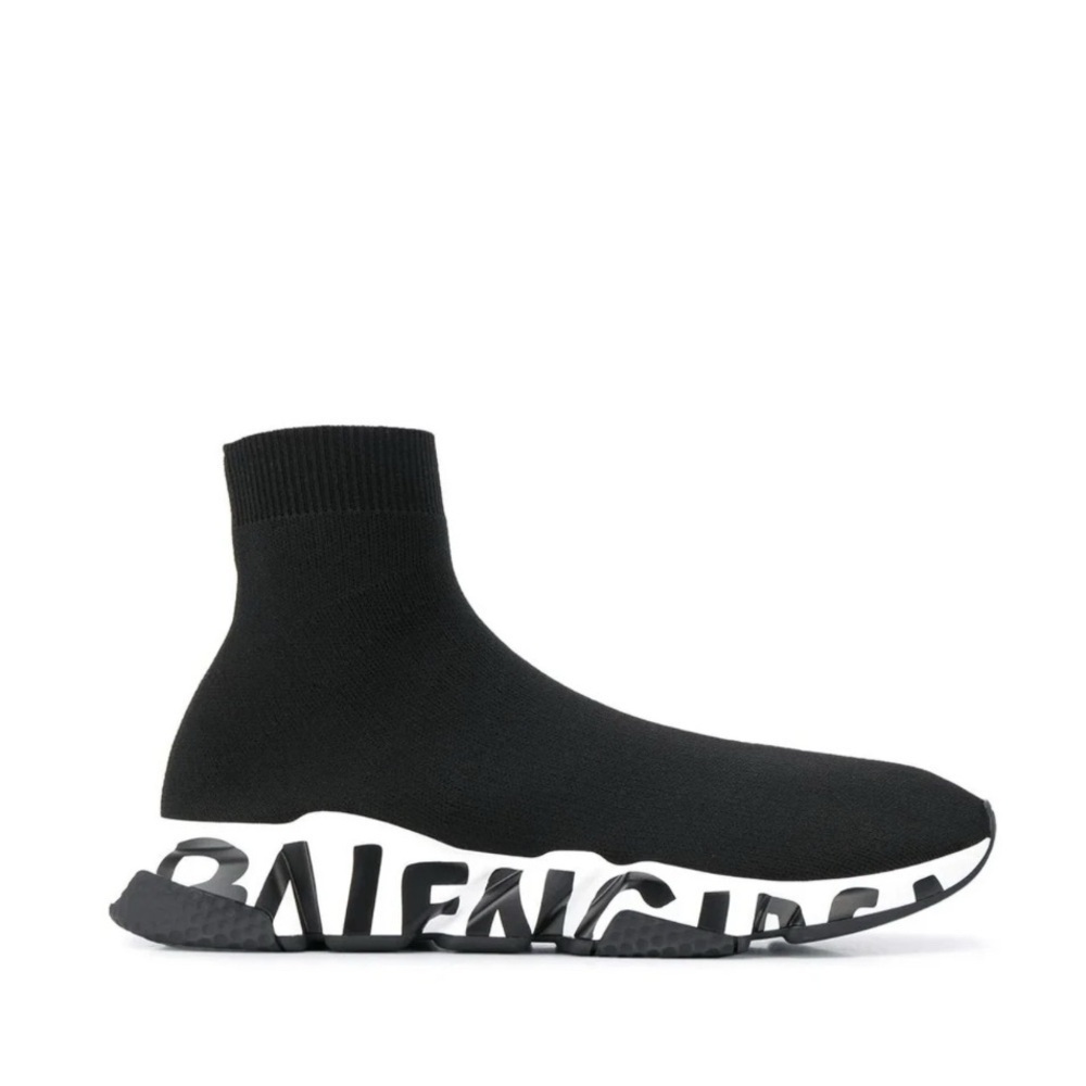 New Balenciaga Women Speed Graffiti Sneakers size 8